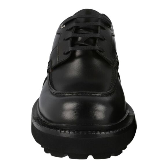 Ferragamo Gorin Lace-Up Derby Shoes Black Mens